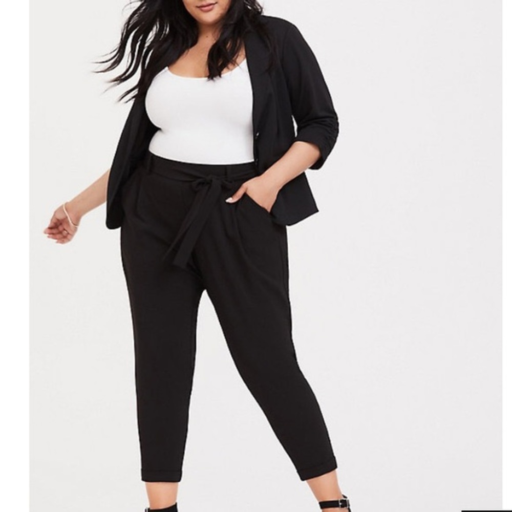 Torrid Self Tie Cigarette Pants
